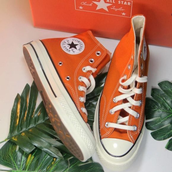 Converse High Top Chuck 70 Vintage Orange - Picture 2 of 4